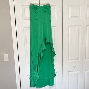 Fashion Nova Green Formal Dress